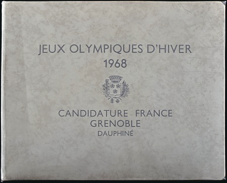 Stamp of France 1968 Grenoble. Official Report (incl. slip case), 