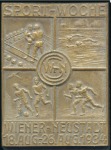 Stamp of Large Lots and Collections 1934 Sport Week in Wiener-Neustadt, two mini plaqu