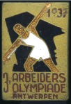 Stamp of Large Lots and Collections 1937 3rd Worker's Olympiad (Arbeiters Olympiade) i