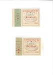 Stamp of Olympics Tickets: Selection of two Official Handball ticket