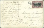 Stamp of Belgian Congo » Belgian Congo WWI 1914-1918 1916 Deux cartes envoyées depuis Kigoma en terrain