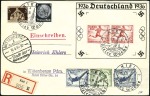 Stamp of Germany » German Empire » German Empire, 1933/45 Third Reich Cancels: Attractive assembly of 100+ covers, posta