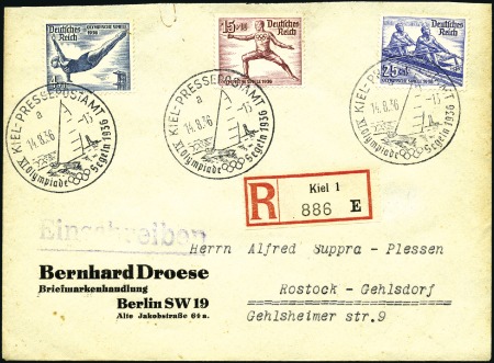 Stamp of Germany » German Empire » German Empire, 1933/45 Third Reich Cancels: Attractive assembly of 100+ covers, posta