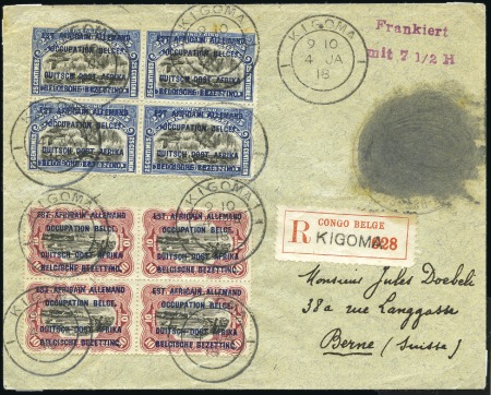 Stamp of Belgian Congo » Ruanda Urundi Guerre 1914-18 1918 Entier postal allemand portant cachet "Franki