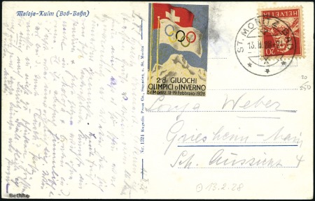 Stamp of Switzerland / Schweiz Postcards: Set of eight Official postcards, plus o
