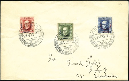 Stamp of Olympics » 1925 Prague Congress Complete set of the Congress stamps in mint blocks