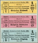Stamp of Olympics » 1936 Berlin » Documents, Programmes, Tickets, etc. The Extremely Rare Ticket Album The Berlin 193