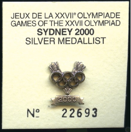 Stamp of Australia » Commonwealth of Australia Lapel pin for Silver Medallist, presented by the I