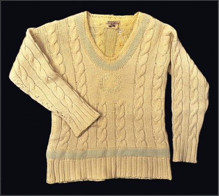 Stamp of Olympics » 1924 Paris White woollen jumper belonging to H. M. Abrahams,