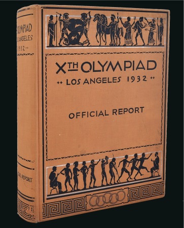 Stamp of Olympics » 1932 Los Angeles Official Report, 815 pages, HB, very minor soiling