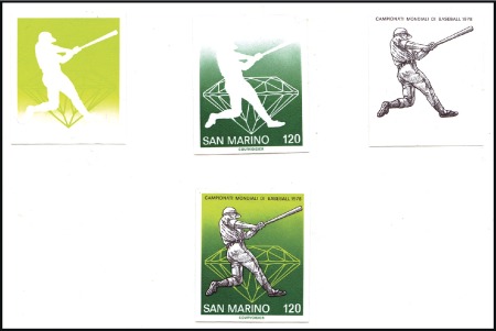 Stamp of Italy » San Marino 1971-79 The Courvoisier Archive Collection: The un