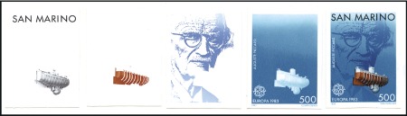 Stamp of Italy » San Marino 1980-91 The Courvoisier Archive Collection: The un