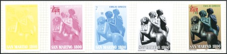 Stamp of Italy » San Marino 1996-2000 The Courvoisier Archive Collection: The 