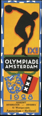 Stamp of Netherlands Bookmark: Attractive & colouful bookmark advertisi