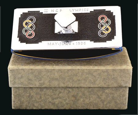 Stamp of Germany » German Empire » German Empire, 1933/45 Third Reich Ink blotter, with stainless steel top inscribed "I