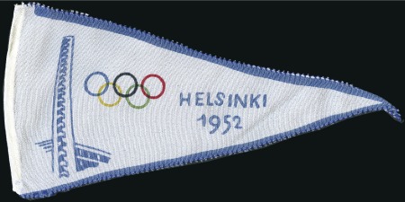Stamp of Finland Pennants for the Summer and Winter Games, 21x13cm 