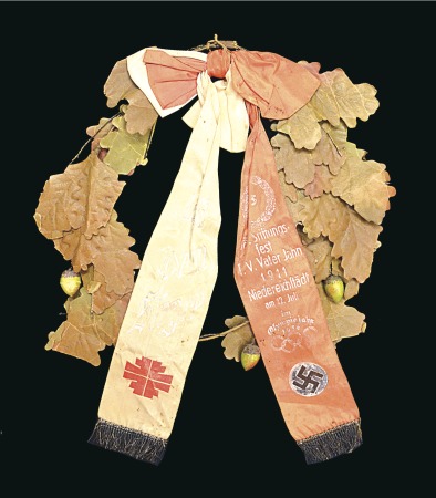 Stamp of Olympics Winner's Oak Wreath in the Saxony T. V. Vater Jahn