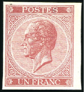 Stamp of Belgium » Belgique. Léopold 1er - Nouveau Type - La Genèse Propositions adoptés de De La Rue, lot de 14 épreu
