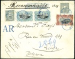 Stamp of Belgian Congo » Congo Belge 1887 Léopold II - Affranchissementso Belge 1887 Léopold II – Affranchissements Lot de 10 lettres ou cartes dont 9 pour la Belgiqu