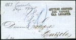 Stamp of Austria » Ship Mail 1856-1914 +- ADRIATIC SEA: Accumulation of mostly 