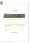 Stamp of Turkey » Tughra Issue » 1863-65 2nd Printing: Wide Spaced, Thin Paper USED STRIP OF SEVEN

2pi black on blue green, wi