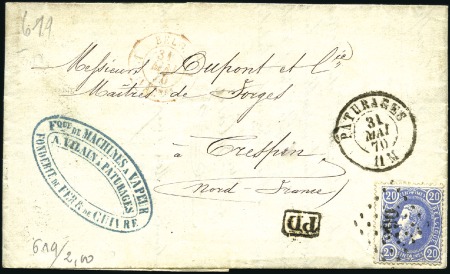 Stamp of Large Lots and Collections 1821-1947, All-world cover group with main interes