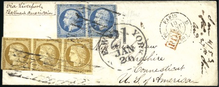 Stamp of France » Collections 1852-1962, Bel ensemble de lettres et de cartes, p