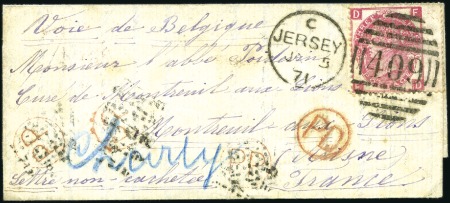 Stamp of Belgium » Belgique. 1869-83 Nouveaux types et nouvelles valeurs - Émission Guerre de 1870 - Ensemble intéressant de 7 pièces 