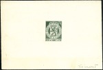 Stamp of Luxembourg Five colour proofs incl. three on gummed paper, fi