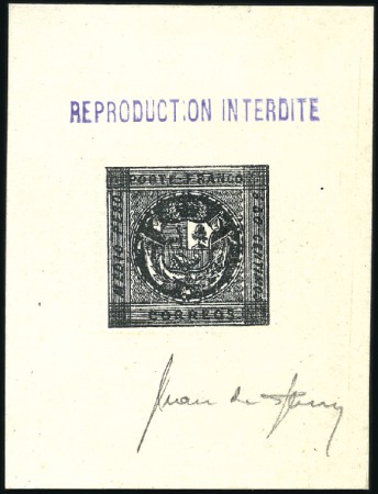Stamp of Peru » Collections and Large Lots 1857-1873 FORGERIES, the Bargholtz holding incl. 4