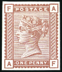 Stamp of Great Britain » 1855-1900 Surface Printed 1880 1d Venetian Red pl.15 imprimatur, mint hr, ve