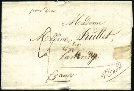 Stamp of Belgium » Belgique. Histoire Postale 1832 (29.12) Lettre de Kontich, province d'Anvers,