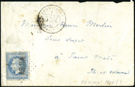 Stamp of France » Collections 1693-1900, Remarquable collection d'environ 400 le