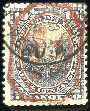 Stamp of Peru » Collections and Large Lots 1879-82 Peru-Chile War & Chilean Occupation, profu