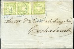 Stamp of Peru » Collections and Large Lots 1862 1d Red  &1868 1d Green Lecoq issues, terrific