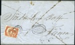 Stamp of Peru » Collections and Large Lots 1866-67 American Banknote Co. "Llama" issues, high