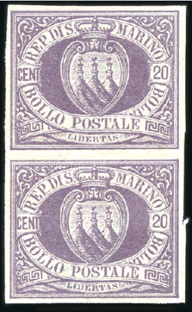 Stamp of Italy » San Marino 1894-99 Definitives complete set of 3 values in IM