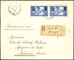 Stamp of France 1922-38, Joli groupe de lettres avec afft spécial: