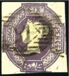 Stamp of Great Britain » 1847-54 Embossed 1847-54 Embossed 6d, 10d and 1s green, all with cl