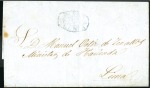 Stamp of Peru » Collections and Large Lots 1820s-1850s PRE-ADHESIVE COVERS, deluxe stockbook 