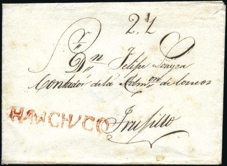 Stamp of Peru » Pre-Adhesive Period 1771-1857, Postal Receipts & Documents, about 100 