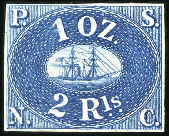 Stamp of Peru » Pacific Steam Navigation Co. Issue Reprints, forgeries and proposed baggage labels, a