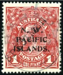 Stamp of New Guinea 1916-17, NEW GUINEA: 1/2d to £1 definitives (14 va