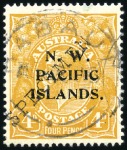 Stamp of New Guinea 1916-17, NEW GUINEA: 1/2d to £1 definitives (14 va