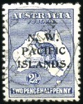Stamp of New Guinea 1916-17, NEW GUINEA: 1/2d to £1 definitives (14 va