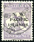 Stamp of New Guinea 1916-17, NEW GUINEA: 1/2d to £1 definitives (14 va