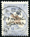Stamp of New Guinea 1916-17, NEW GUINEA: 1/2d to £1 definitives (14 va