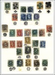 Stamp of Brazil 1866-85, Extensive POSTMARK collection housed in l