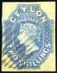 Stamp of Ceylon 1857-64 Mint & used accumulation of the imperf. is