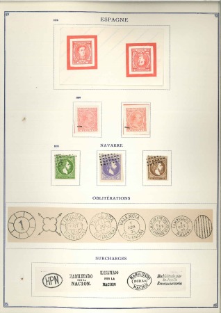 Stamp of Large Lots and Collections 1928 LITERATURE: Fournier Album of fakes and forge